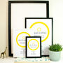 Framed Home Definition Typography Print, thumbnail 2 of 4
