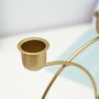 Three Arms Metal Candle Candlestick Holder Stand Taper, thumbnail 6 of 7