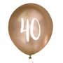 Five Gold 40 Party Balloons, thumbnail 2 of 2