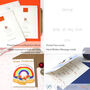 Personalised Rainbow First Christmas Card, thumbnail 6 of 6
