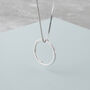 Courage Affirmation Sterling Silver Necklace, thumbnail 9 of 10