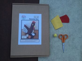 The Homely Hen Kit Letterbox Stitch Kit, 2 of 4