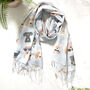 Dog Print Scarf, thumbnail 2 of 5