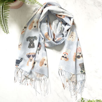 Dog Print Scarf, 2 of 5