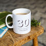 30th Birthday Personalised Mug Gift, thumbnail 2 of 3
