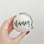 Personalised Calligraphy Christmas Bauble, thumbnail 2 of 9
