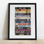 39th Birthday Personalised Print, Films Of 1985, thumbnail 6 of 9