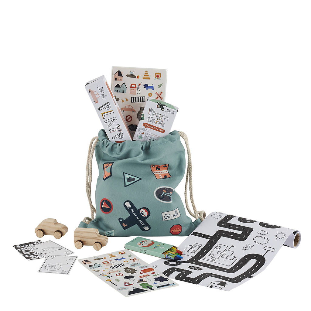 Travel activity Pack. Fun-filled Backpack bursting with games and Activitie.