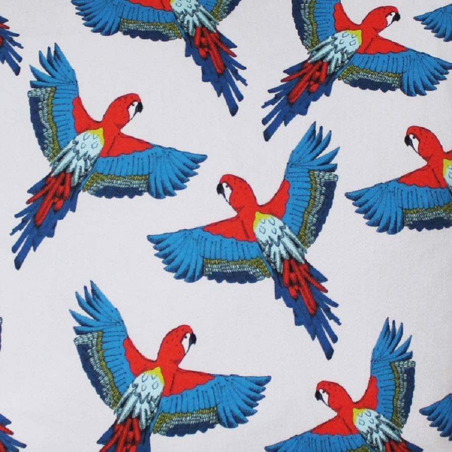 parrot fabric by martha and hepsie | notonthehighstreet.com