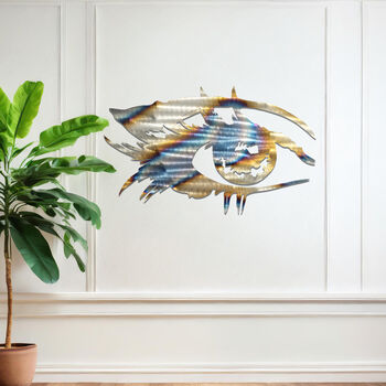 Artistic Metal Eye Wall Art For Modern Living Room Decor, 5 of 11
