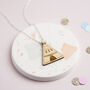 Wooden Teepee Necklace, thumbnail 6 of 12