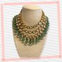 Traditional Emerald Beaded Necklace Set, thumbnail 3 of 3