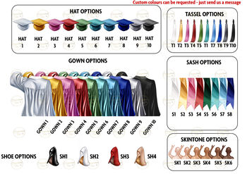 Personalised Female Graduate Acrylic Plaque With Daisies, 2 of 6