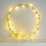 Metallic Leaf Fairy Light Hoop, thumbnail 2 of 7