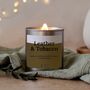 Leather And Tobacco Crackle Wick Candle For Him, thumbnail 5 of 7
