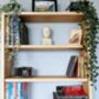 Handmade Solid Wooden Wall Mounted Bookcase, thumbnail 1 of 6