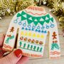 Christmas Jumper Colouring In Biscuit Set, thumbnail 3 of 7