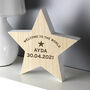 Personalised Wooden Star Decoration, thumbnail 2 of 5