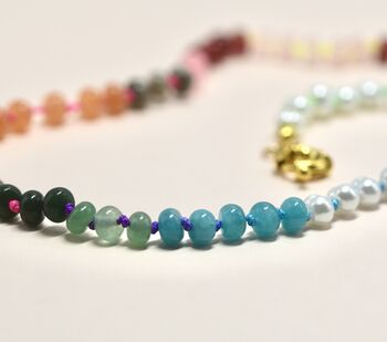 Tia Gemstone Necklace, 4 of 8