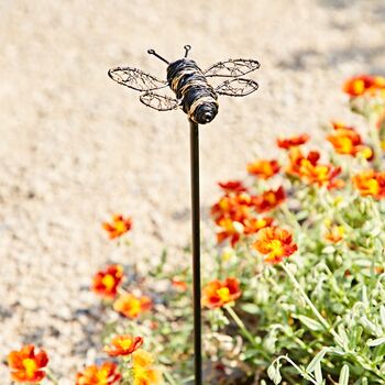 Recycled Metal Bee Garden Stake, 6 of 10