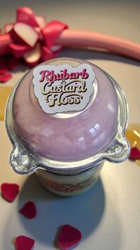 Rhubarb And Custard Dessert Candy Floss Fun Gift Allergen, 6 of 12