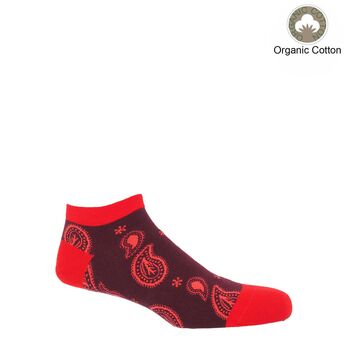 Paisley Men’s Trainer Socks Gift Box, 6 of 7
