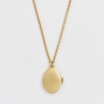 Robin And Blackberry Gold Locket Chain Necklace, 5 of 8