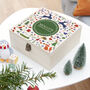 Personalised Festive Woodland Green Christmas Eve Box, thumbnail 1 of 7