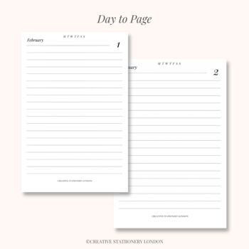 Personalised | 2023 Diary | Colour Me Dusky Pink, 5 of 8