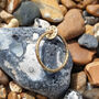 Personalised Skinny Solid Gold Charm Ring, thumbnail 4 of 5