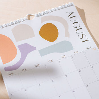 2024 Calendar | Abstract Organic | A4, 2 of 10
