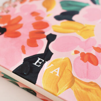 Bloom Blush Notebook/ Personalised Notebook/ Gift, 3 of 9