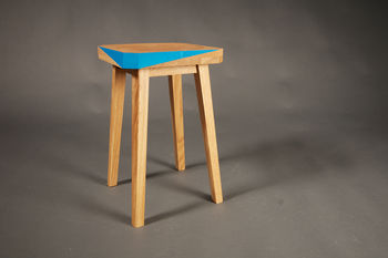 Solid Wood Stool With Cork Top, 4 of 7