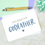 Godfather Happy Birthday Card, thumbnail 2 of 3