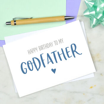 Godfather Happy Birthday Card, 2 of 3