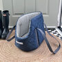 Navy Quilted Pet Carrier, thumbnail 1 of 4