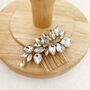 Delicate Gold Hair Comb, thumbnail 2 of 4