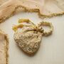 Amrisha Gold Silk Potli Bag, thumbnail 1 of 3