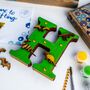 Personalised Paint Your Own Dinosaur Wooden Letter, thumbnail 1 of 7