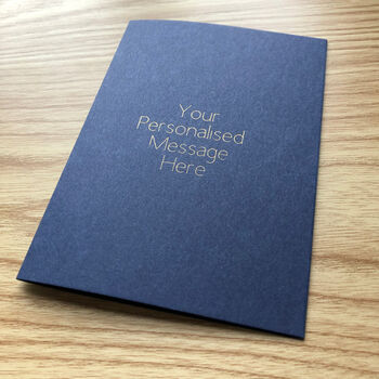 Personalised Gold Foil Card, 4 of 10