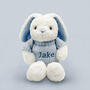 Personalised Bunny Snuggle Hamper, Blue, thumbnail 3 of 9