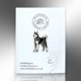 Origami Husky Dog Enamel Lapel Pin Brooch, thumbnail 4 of 8