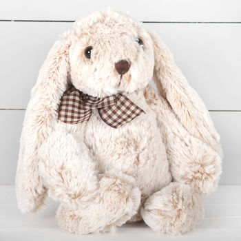Bunny Rabbit Toy With Personalised Gift Bag, 2 of 3