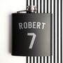 Personalised Football Shirt Hip Flask, thumbnail 3 of 9