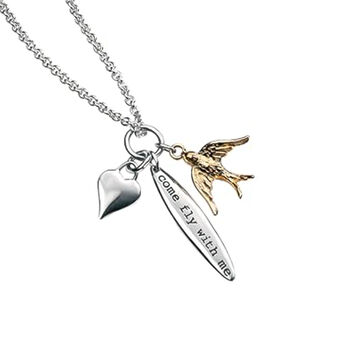 Sterling Silver Come Fly With Me Charms Necklace, 3 of 6