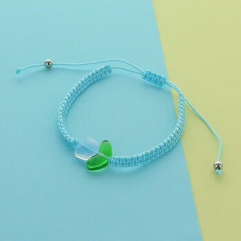 Personalised Macrame Tulip Flower Bracelet, 4 of 9