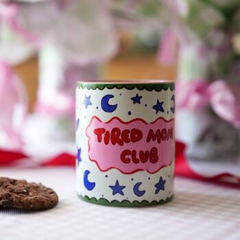 Tired Mom Club Mug – Fun Gift For Exhausted Moms, 5 of 12