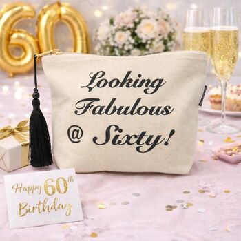 Cream Milestone Birthday Age Bag With Black Tassel, 4 of 6