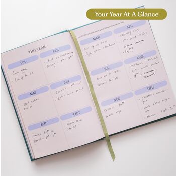 2027 Diary | A5 Hardcover Week To View | Sage Stripe, 4 of 10