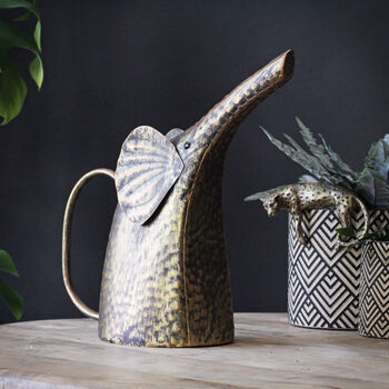 Metal Elephant Watering Can, 2 of 3